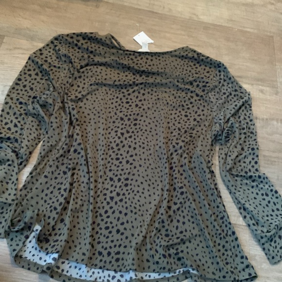 Cato Olive Night Bleekerstr NWT XL Top - Picture 2 of 6
